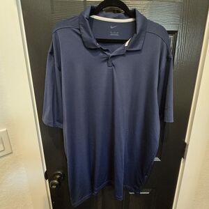 Nike Men's Navy Blue Polo Shirt